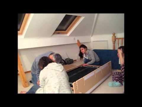 Time Lapse Nabru Sofa Bed Assembly Attempt