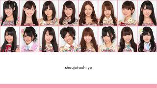 Download lagu AKB48 - Shoujotachi yo [Romaji/Colorcoded Lyrics] mp3