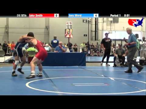 Jake Smith vs. Joey Ward at 2013 Junior Nationals - FILA - FS