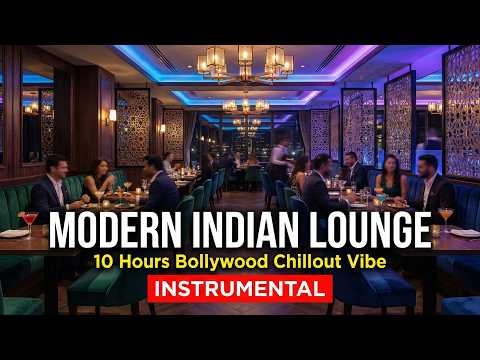 Moderne indische Restaurant-Lounge-Musik | 10 Stunden Bollywood-Chillout-Instrumentalmusik