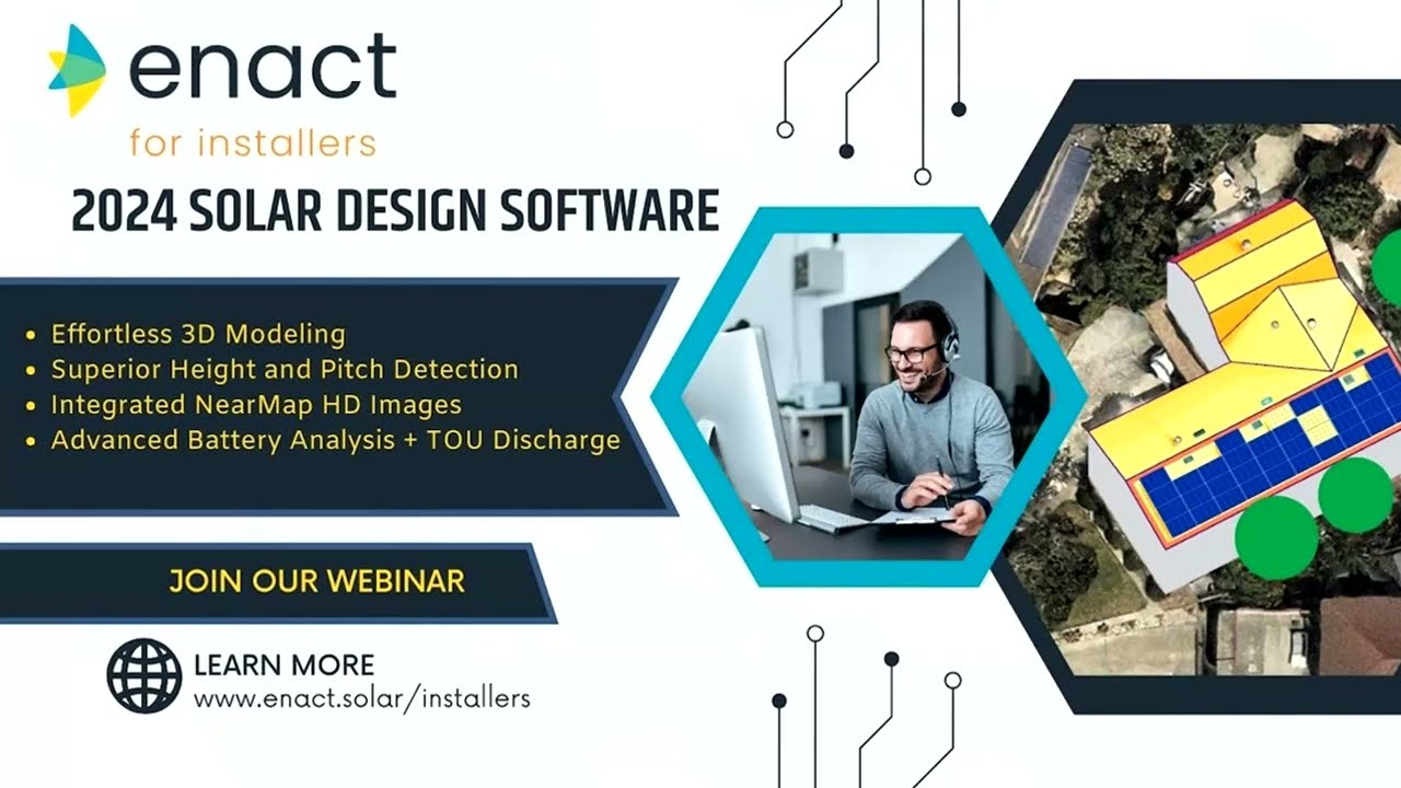 ENACT International Webinar - 2024 Solar Design Software is now available