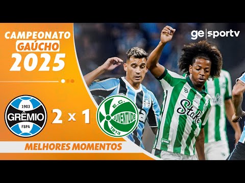 Gols e lances de Grêmio x Juventude-RS
