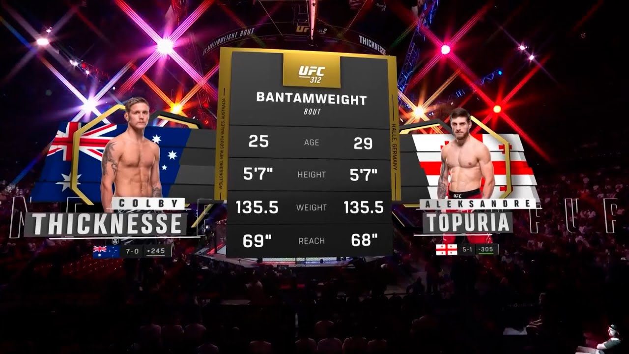 Александр Топурия vs Колби Тикнесс | Полный бой