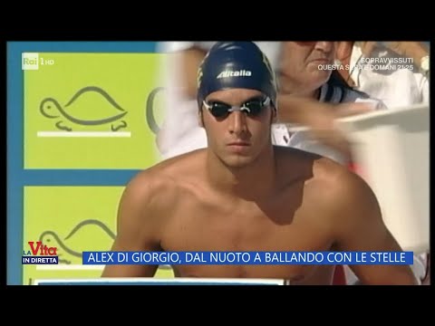 Alex Di Giorgio, dal nuoto a Ballando con le stelle - La Vita in diretta 31/10/2022