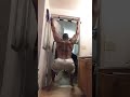 Wide Pull ups bodyweight 266.2 lbs × 10 reps #shorts#viral