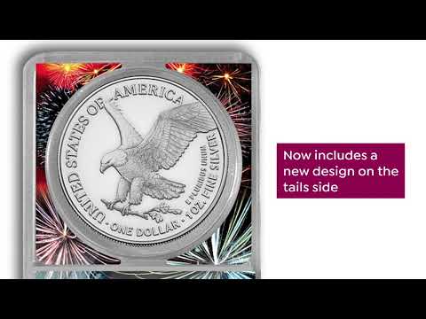 2021 MS70 ANACS LE 13,976 Type II Inaugural Silver Eagle...