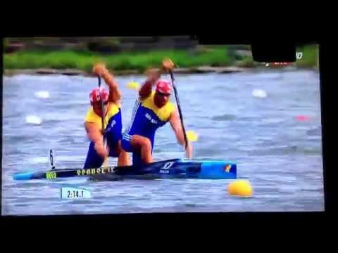 Moscow 14 Canoe sprint world Champion (C 2 men 1000m) Romania domination