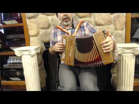 CASTDINIIIBCCW -  Cherry Castagnari Dinn III Sharon Button Accordion BC MM 23 8 $3499