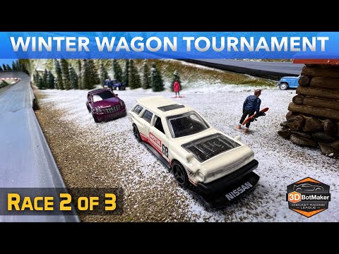 Winter Wagon Tournament (Race 2 of 3) Downhill Diecast Racing