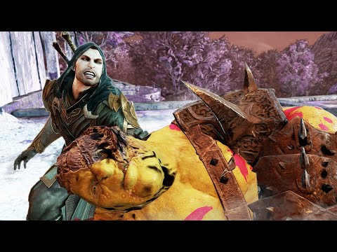 NIGHT BATTLE WITH THE SERVANTS OF SAURON - SHADOW OF WAR