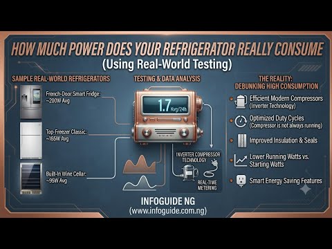 How Much Power Does Your Refrigerator Really Consume (Using Real World Testing).
