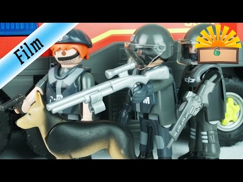 GEISELNAHME am FLUGHAFEN - SEK & POLIZEI EINSATZ - Playmobil Film deutsch Geschichte NEU