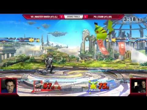 VS Weekly 7/6/17 - Grand Finals -  Master Raven (Sheik) vs Esam (Pikachu) - Smash 4