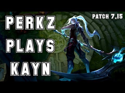G2 Perkz Plays Kayn vs Corki Mid - S7 Ranked | Patch 7.15