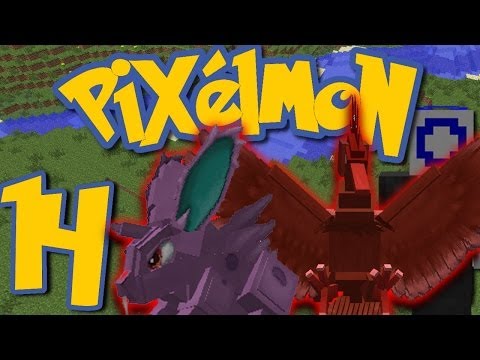 Pixelmon Ep. 14 - RED BOSS AND ENORMOUS NIDORAN! (Minecraft Pokemon Mod)