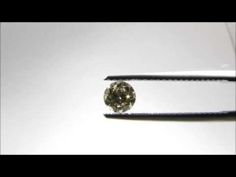 0.44 CARAT Fancy Light Champagne SI1 ROUND LOOSE DIAMOND FOR WEDDING RING 141