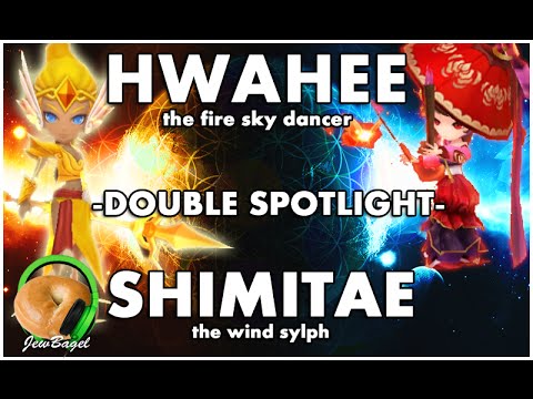 SUMMONERS WAR : Hwahee & Shimitae - Spotlights (Fire Sky Dancer & Wind Sylph)