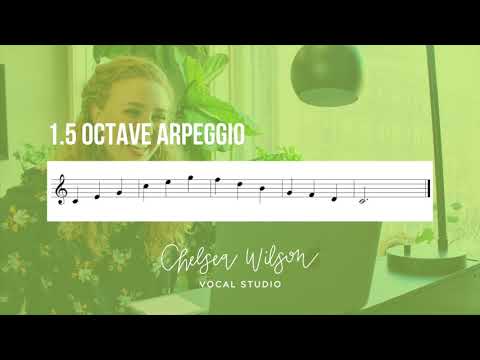 1.5 Octave Arpeggio | Vocal Warm-Up in Male Key