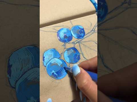 first time with acrylic markers😵‍💫 #acrylicmarker #markers #drawing #art #traditionalart #sunfwer