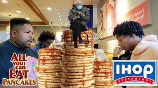 Ihop Curbside Pickup Pancake Challenge | How many did we eat