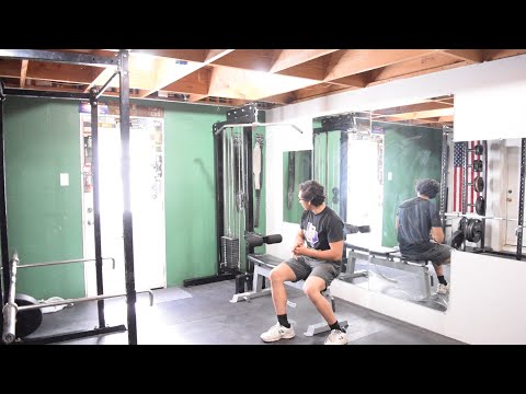 Homemade Lat Pulldown Machine | Home Gym Build | Homemade Gym Equipment