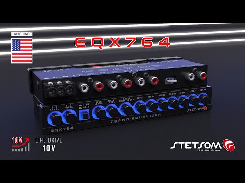 STETSOM EQX764 - EQ. 7-BAND / 6-OUTPUT / 4-INPUT