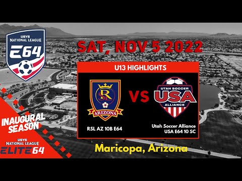 U13 Elite 64- RSL AZ E64 vs USA E64 10B┃Nov 5 2022┃Highlights