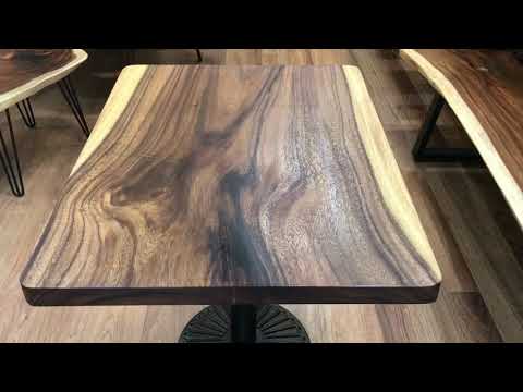 This is how we do treatment for maintenance 1 piece timber table top