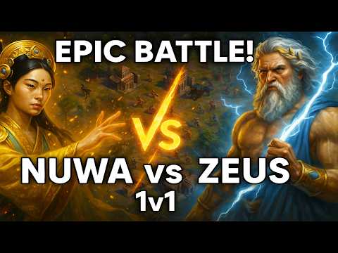 NUWA is BROKEN! ⚔️🔥 | Ranked 1v1 vs Zeus 🌩 | Age of Mythology Retold 💎