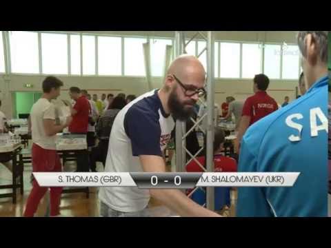 European Table Hockey Championship 2016: Simon Thomas (GBR) - Mykhaylo Shalomayev (UKR)