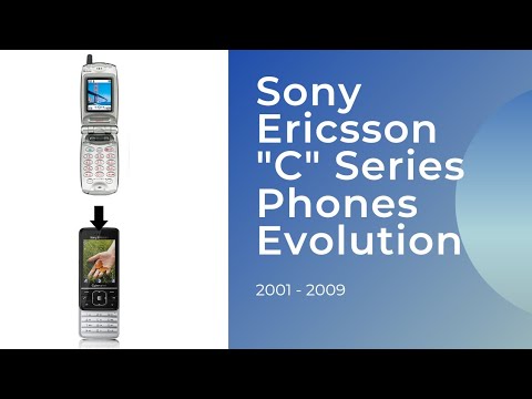 Sony Ericsson "C" Series Phones Evolution | 2001 - 2009