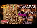 Short Abbas Alamdar WhatsApp Status Video