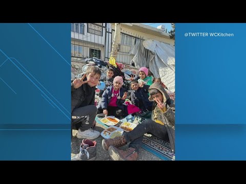 World Central Kitchen feeding earthquake survivors in Turkey, Syria