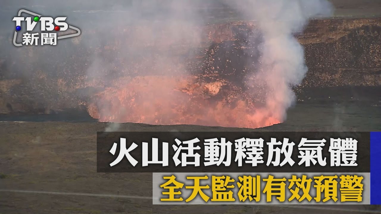 火山活動釋放氣體 全天監測有效預警