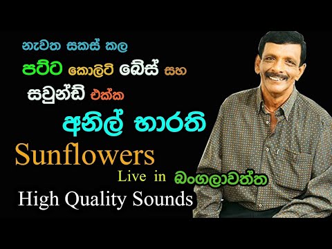 Anil Barathi with Sunflower | Live Show in Bangalawaththa | Re Created Quality Sounds