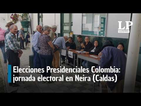 Elecciones Presidenciales Colombia: jornada electoral en Neira (Caldas)
