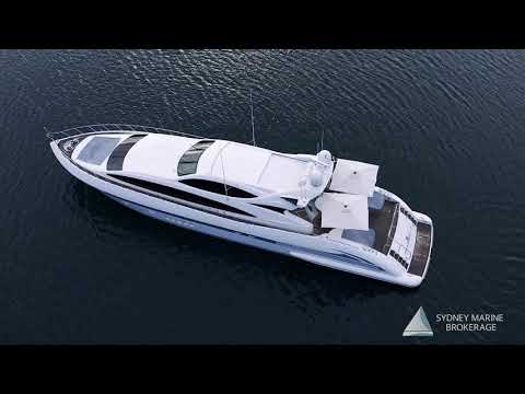 'Hells Bells' Mangusta 105 for Sale with Sydney Marine Brokerage