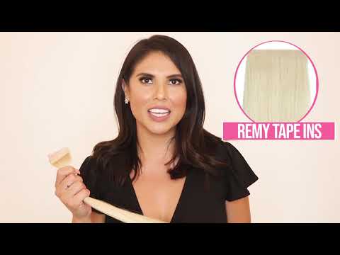Glam Seamless Tape In Extensions Guide!