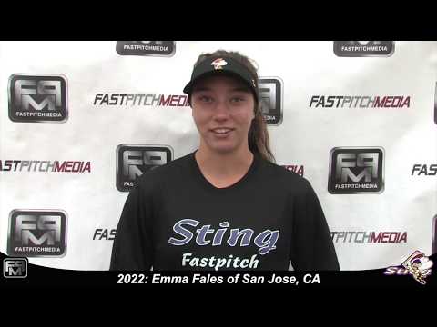 2022 Emma Fales Pitcher Softball Skills Video - San Jose Sting