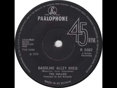 UK New Entry 1970 (177) The Hollies - Gasoline Alley Bred