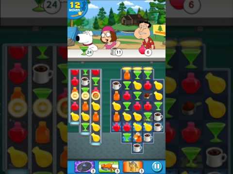 Family Guy - Another Freakin' Mobile Game : Level 53 - 3 stars! No Boosters!