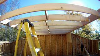 Framing the 5th Floor - 55 - My DIY Garage Build HD Time Lapse