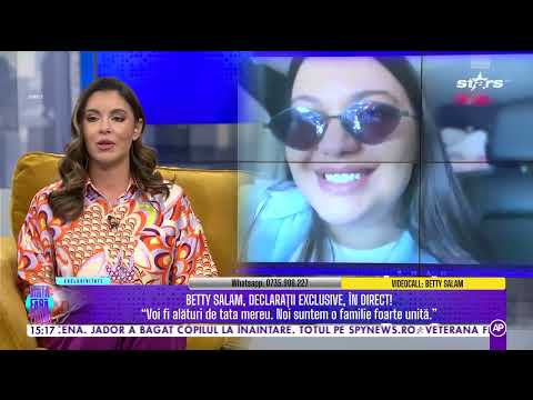 Betty Salam, detalii despre noua ei relație: Sunt foarte fericită
