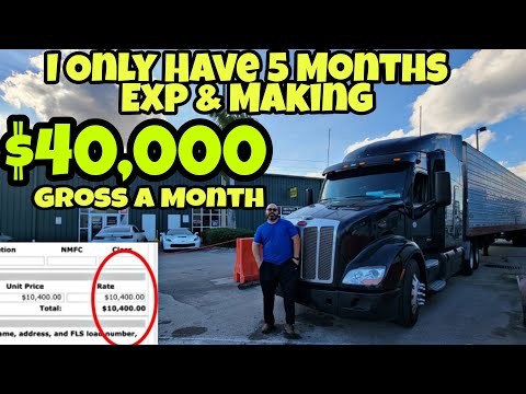 I Became An Owner Operator 21 Days After Getting My CDL & Gross $40k & Net $25k A Month