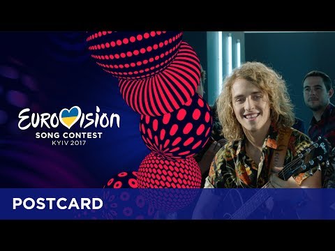 Postcard of Manel Navarro from Spain - Eurovision Song Contest 2017