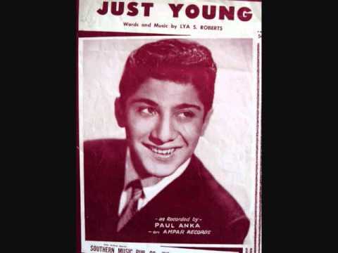 Just Young by Paul Anka — 1958 Hot 100 hit