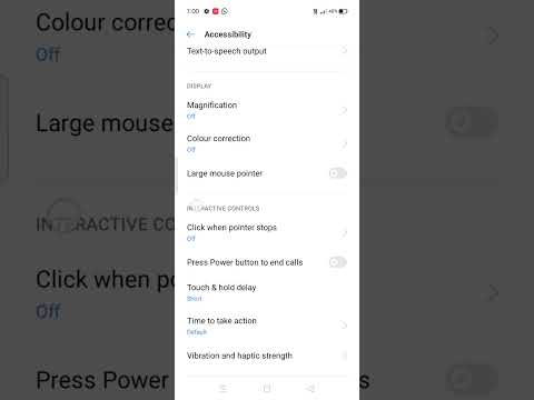 how to enable high contrast text in realme c2 #realmec2 #realmeuitricks