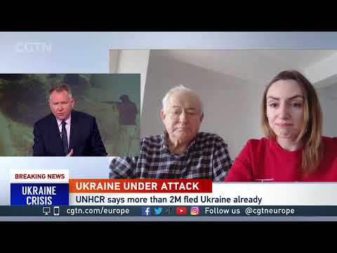 CGTN Europe: Story of Anna and Sergei Boiko fleeing Kharkiv