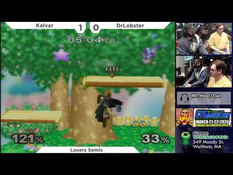 Mass Madness 32 SSBM - Kalvar (Marth) vs. DrLobster (Sheik) - Melee LSF