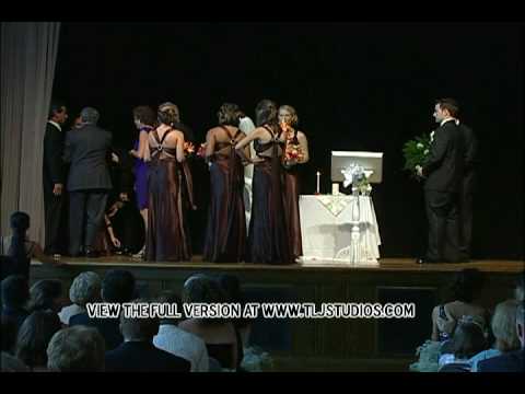 Bridesmaid collapses during ceremony